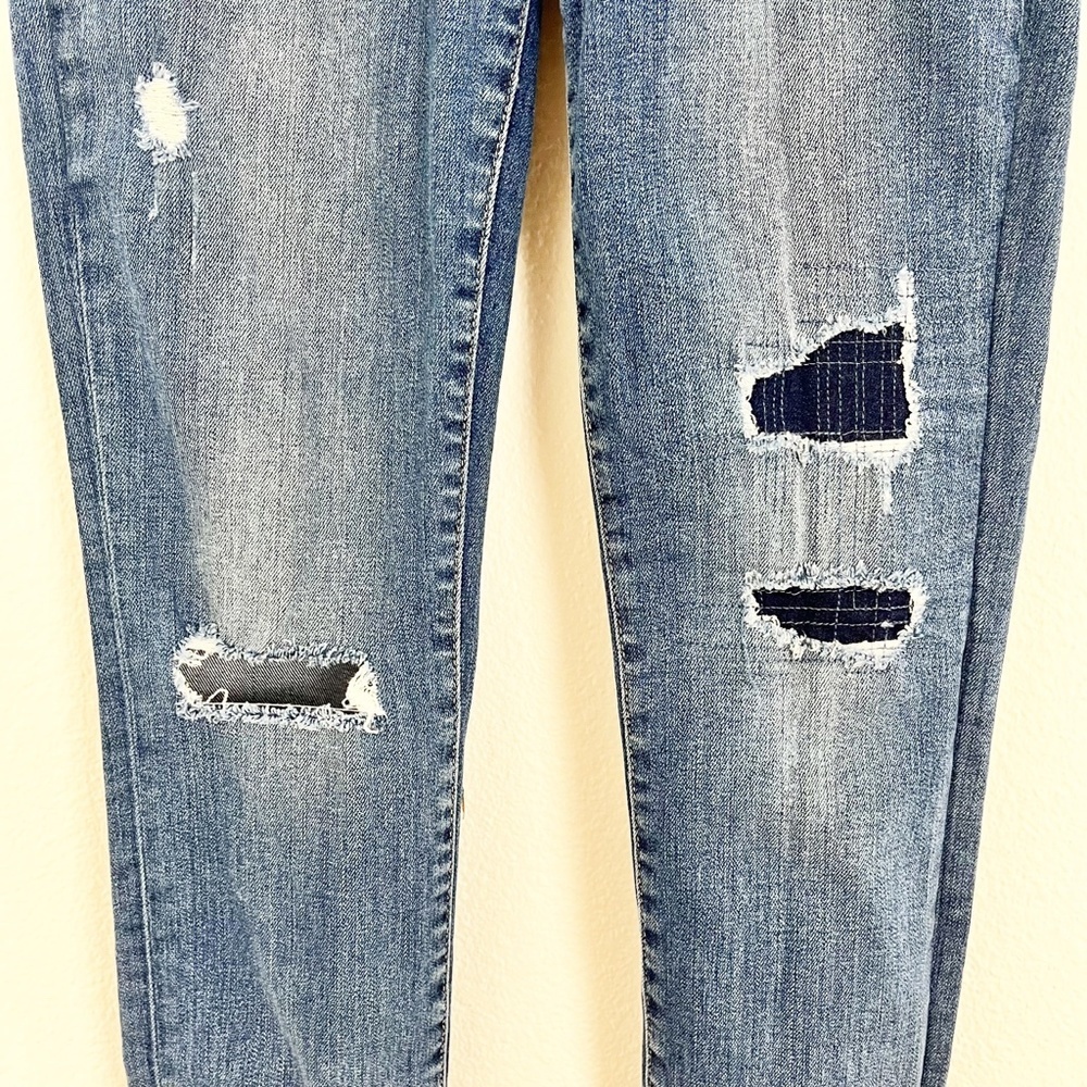Paige Verdugo Ultra Skinny Carmen Tear and Repair Jeans Size 29 - Picture 4 of 9